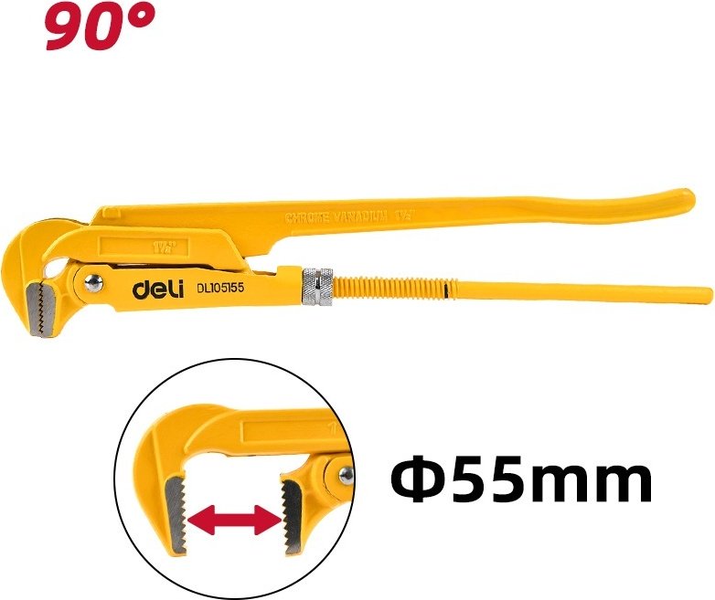 Ключ газовый рычажный DELI DL105155