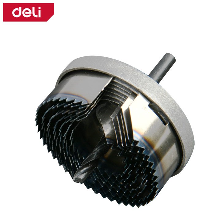 Коронка DELI DH-MKK007-ED1 cтальная D 63 мм, 7 шт