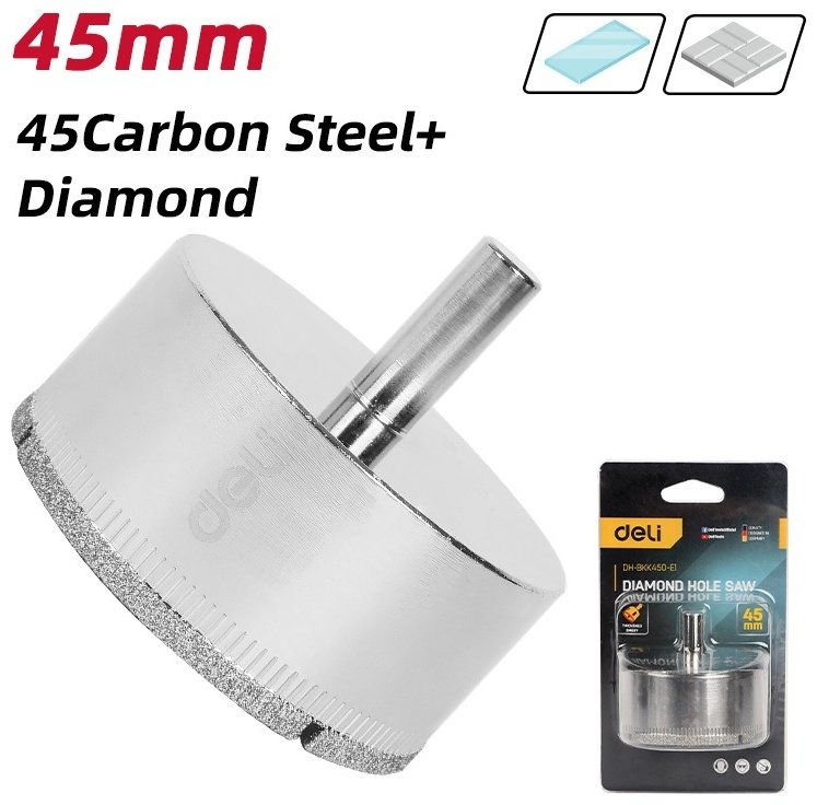 Коронка DELI DH-BKK450-E1 алмазная D 45 мм, 1 шт