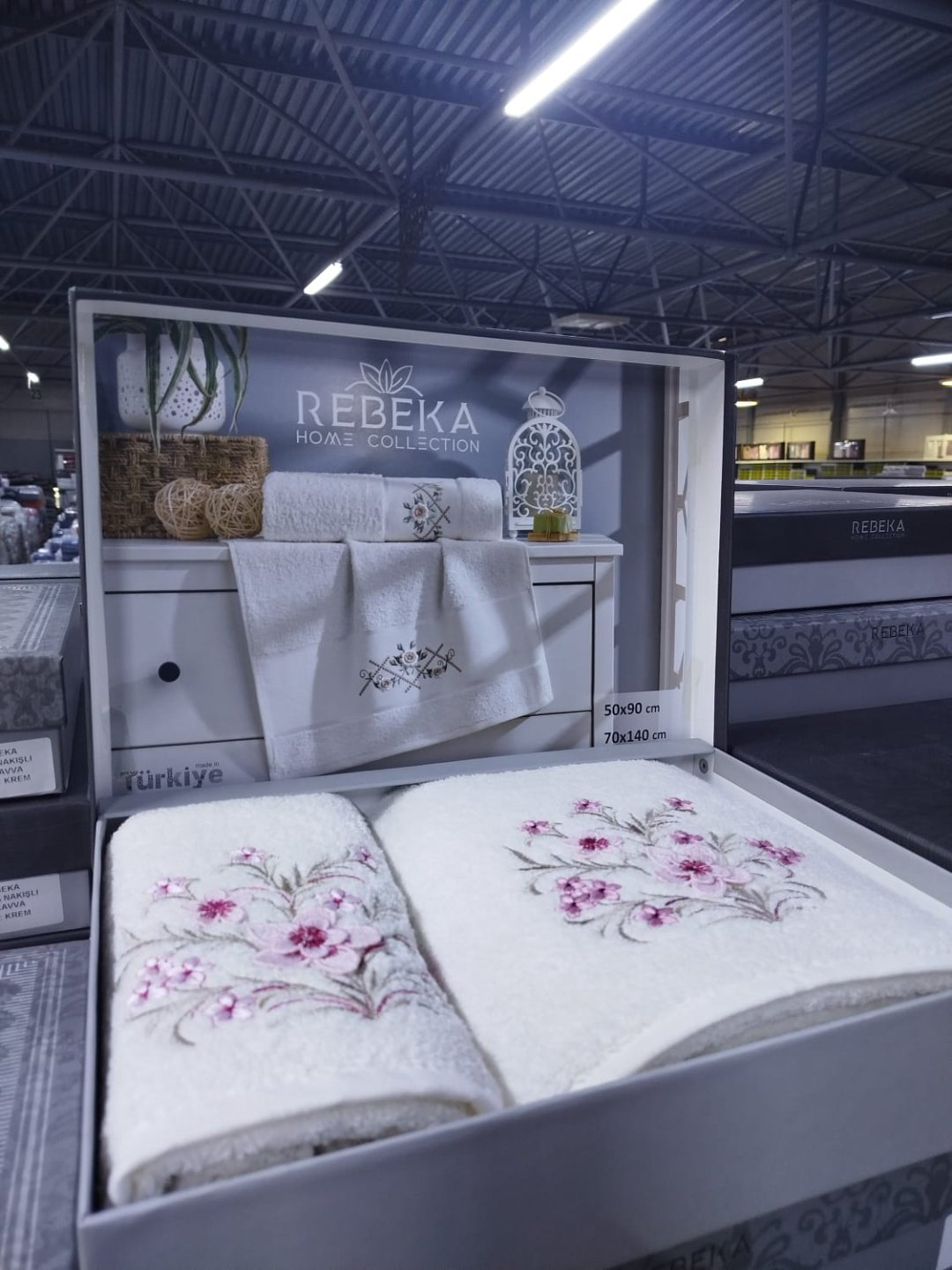Rebeka набор полотенец Ramazan home. rebeca 140x70 см 2 шт, хлопок, махровая ткань купить,NaN