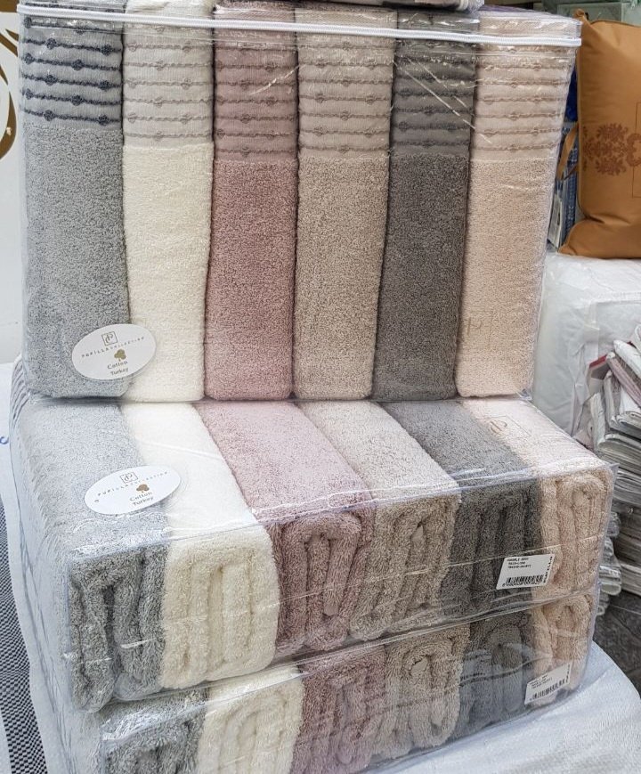 Pupilla набор полотенец 3690 140x70 см 6 шт, хлопок, махровая ткань купить,NaN
