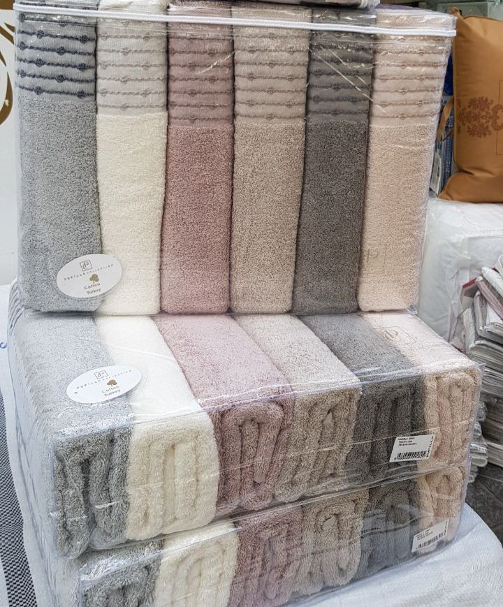 Pupilla набор полотенец 3690 140x70 см 6 шт, хлопок, махровая ткань купить,NaN