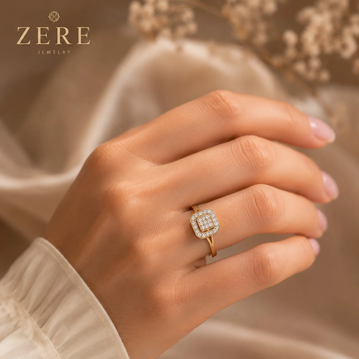 Кольцо Zere ZR220716 жёлтое золото 2.6гр 18.5р  купить,214000