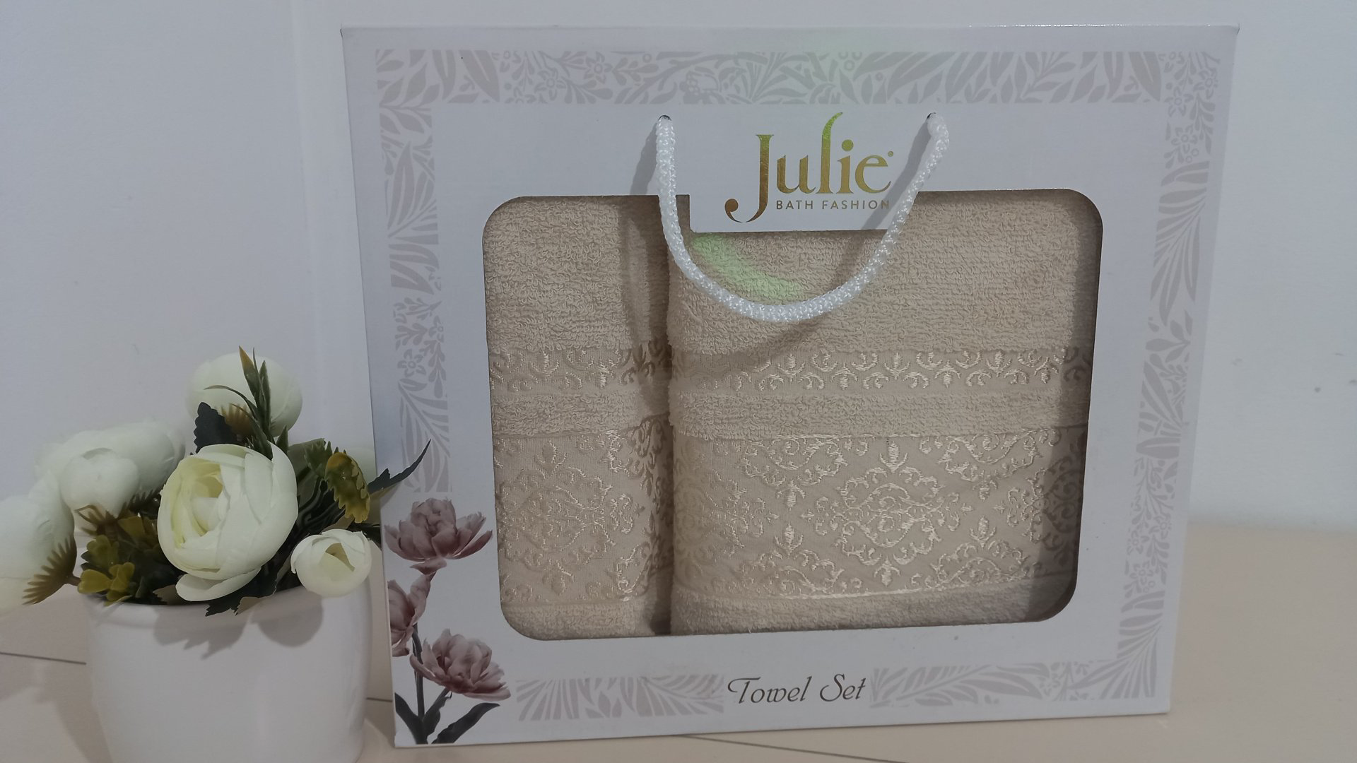 Julie набор полотенец 361903 140x70 см 2 шт, хлопок купить,NaN