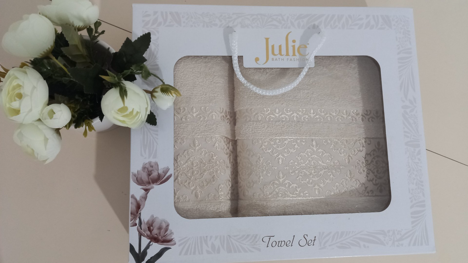 Julie набор полотенец 361903 140x70 см 2 шт, хлопок купить,NaN