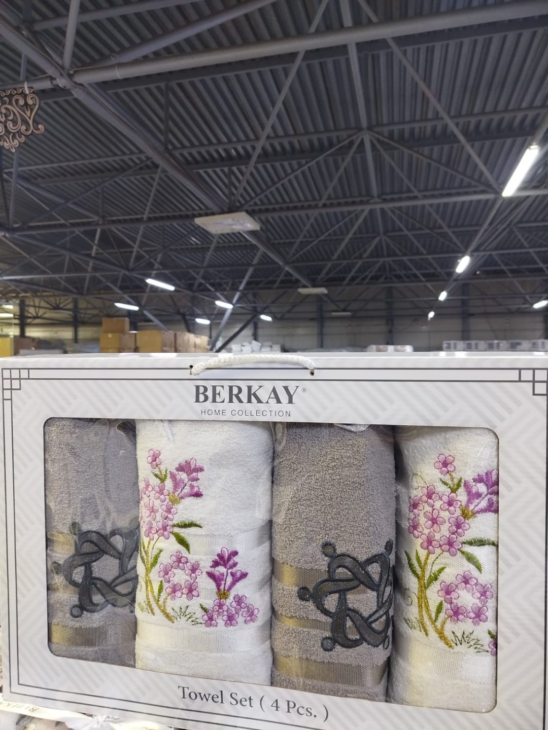 BERKAY набор полотенец Ramazan home. Berkay 140x70 см 4 шт, хлопок, махровая ткань
