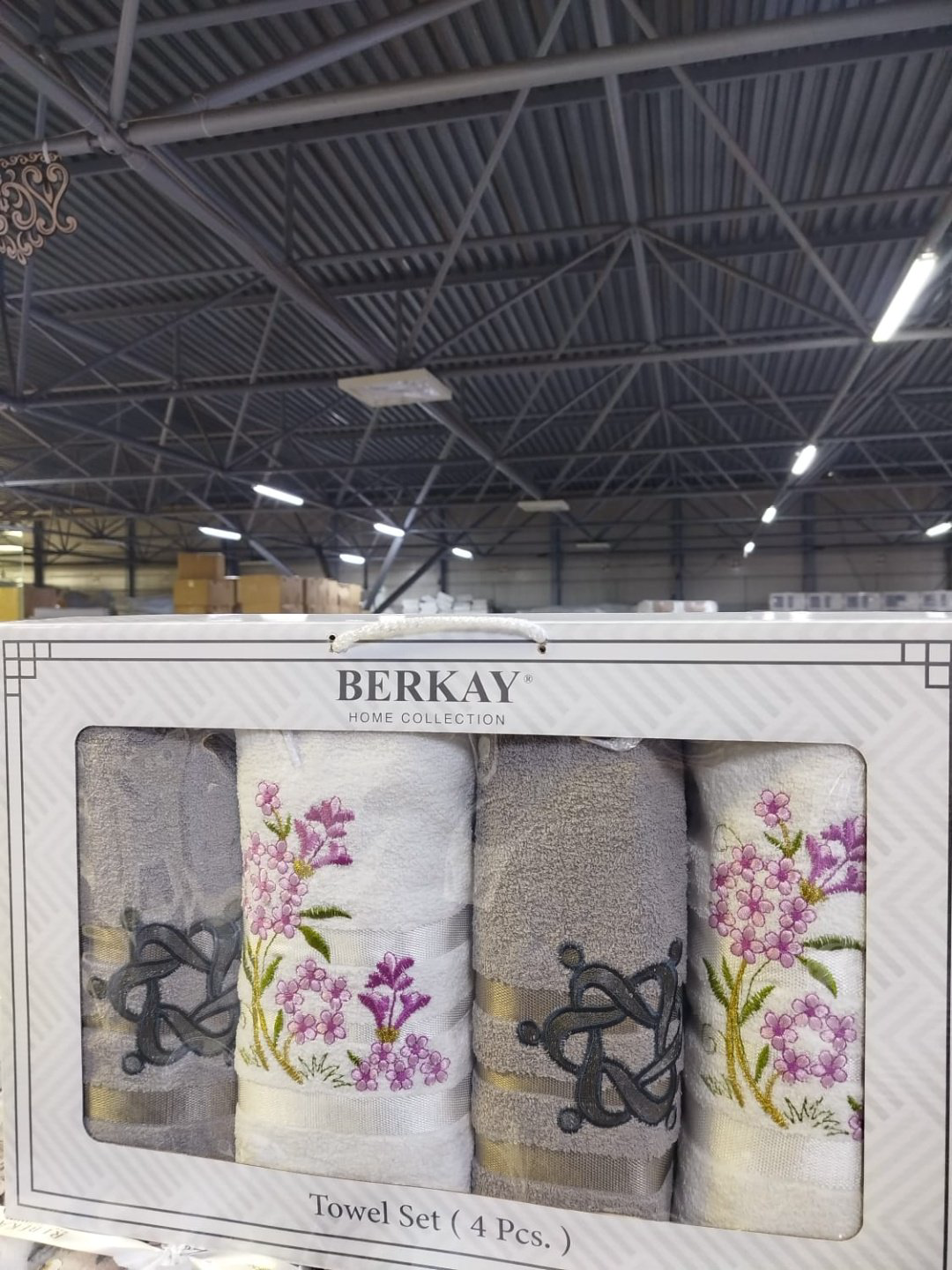 BERKAY набор полотенец Ramazan home. Berkay 140x70 см 4 шт, хлопок, махровая ткань купить,NaN