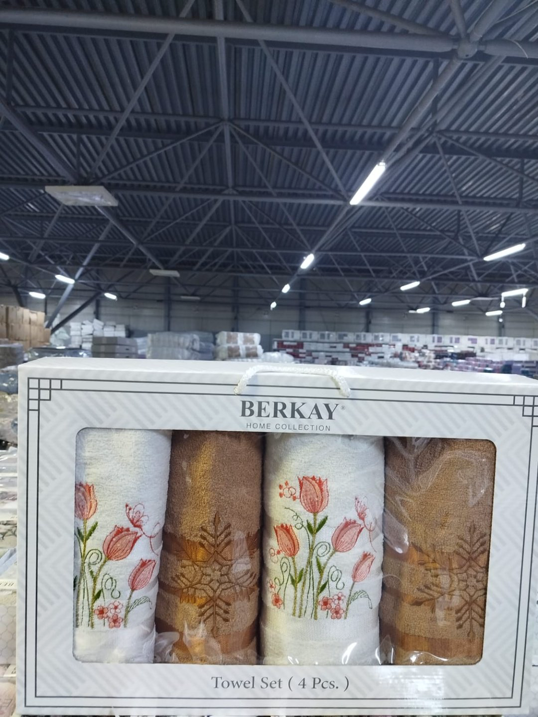 BERKAY набор полотенец Ramazan home. berkay 140x70 см 4 шт, хлопок, махровая ткань купить,NaN