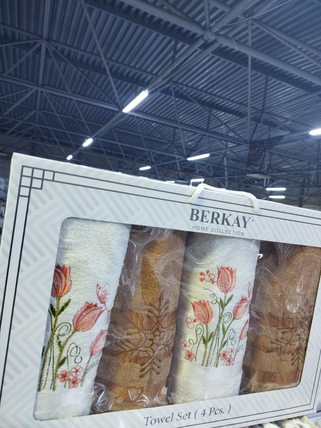 BERKAY набор полотенец Ramazan home. berkay 140x70 см 4 шт, хлопок, махровая ткань купить,NaN