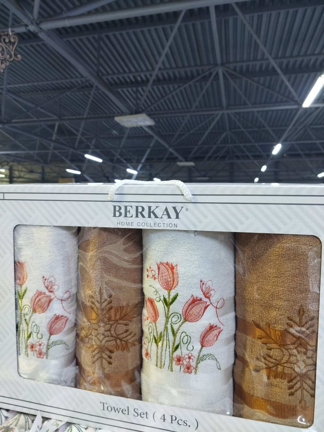 BERKAY набор полотенец Ramazan home. berkay 140x70 см 4 шт, хлопок, махровая ткань купить,NaN