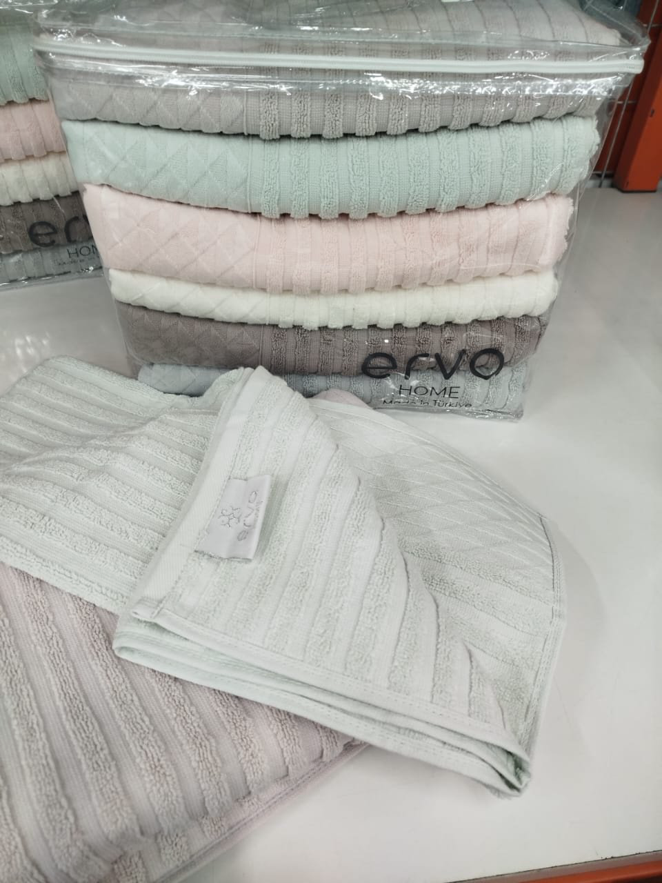 ERVA HOME набор полотенец Ramazan home. New series 140x70 см 12 шт, хлопок, махровая ткань купить,NaN
