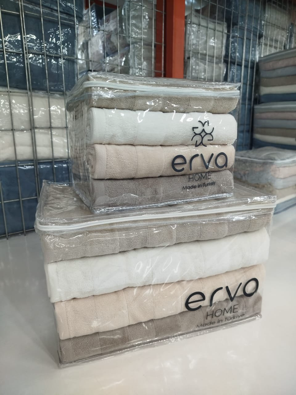 ERVA HOME набор полотенец Ramazan home. New series 140x70 см 8 шт, хлопок, махровая ткань купить,NaN