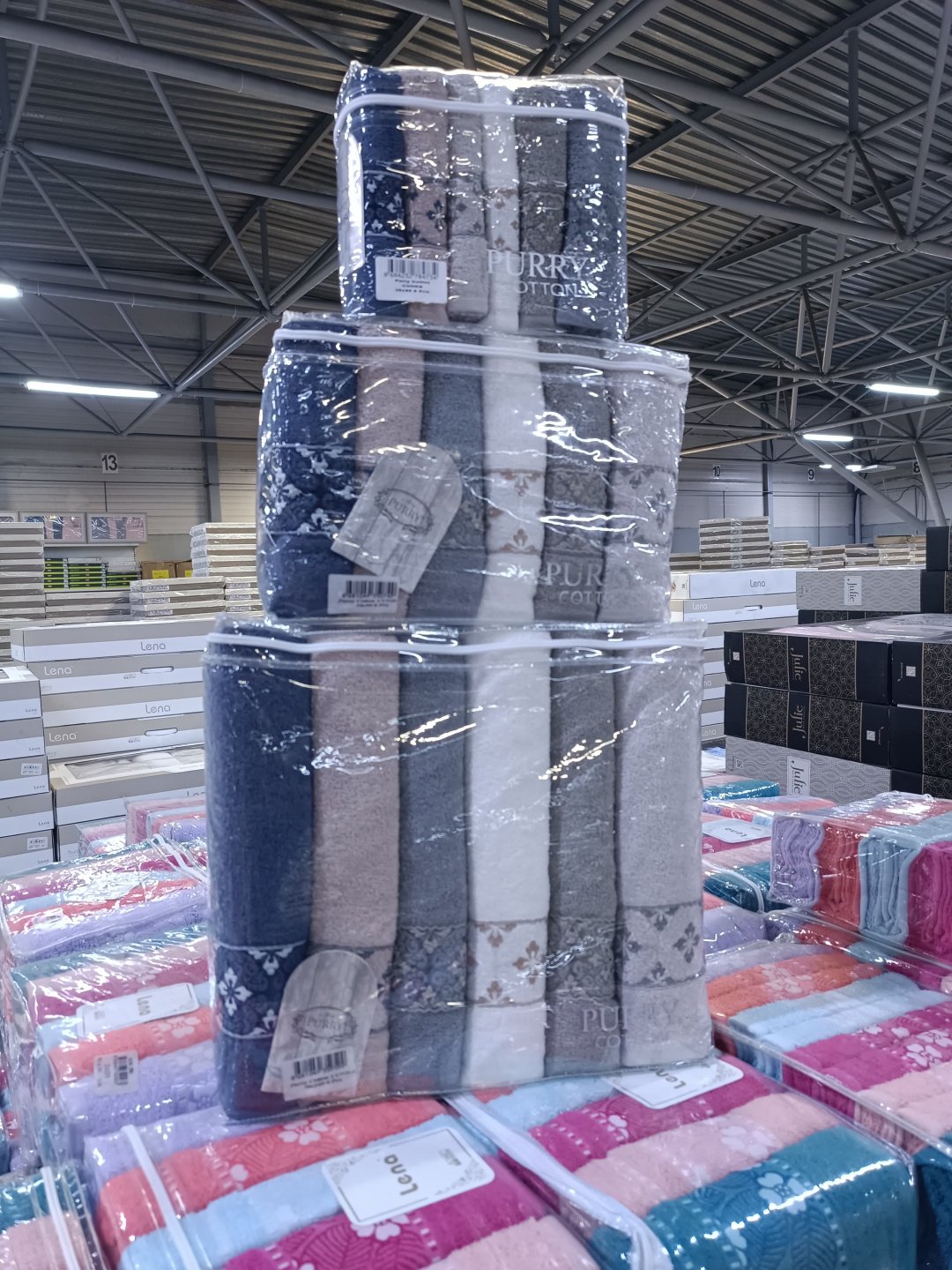 Набор полотенец 12051028_363360058 70x140 см 18 шт, махровая ткань, хлопок купить,0