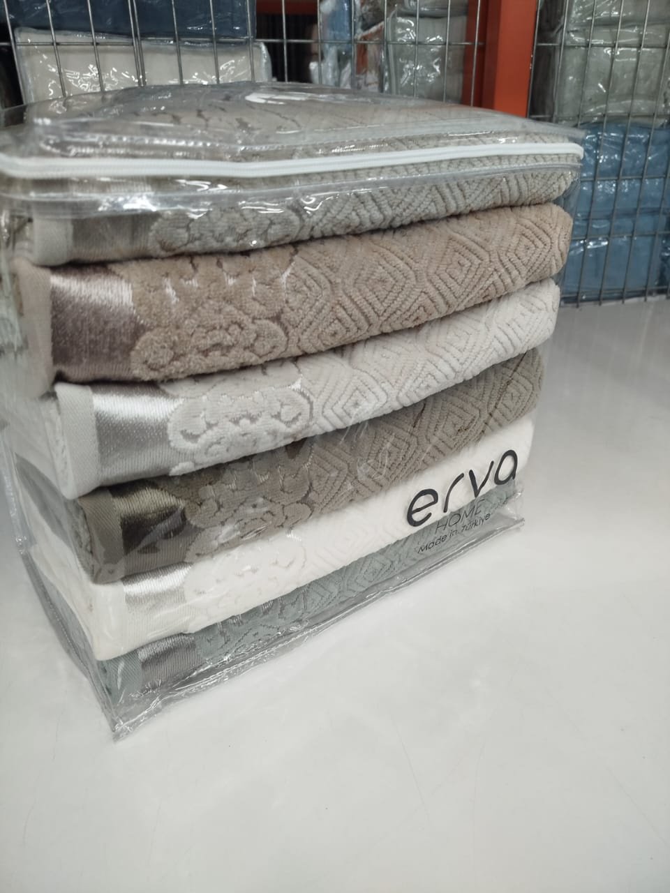 ERVA HOME полотенце Ramazan home. New series 140x70 см 6 шт, хлопок, жаккард, махровая ткань - ForteMarket ERVA HOME полотенце Ramazan home. New series 140x70 см 6 шт, хлопок, жаккард, махровая ткань купить,0