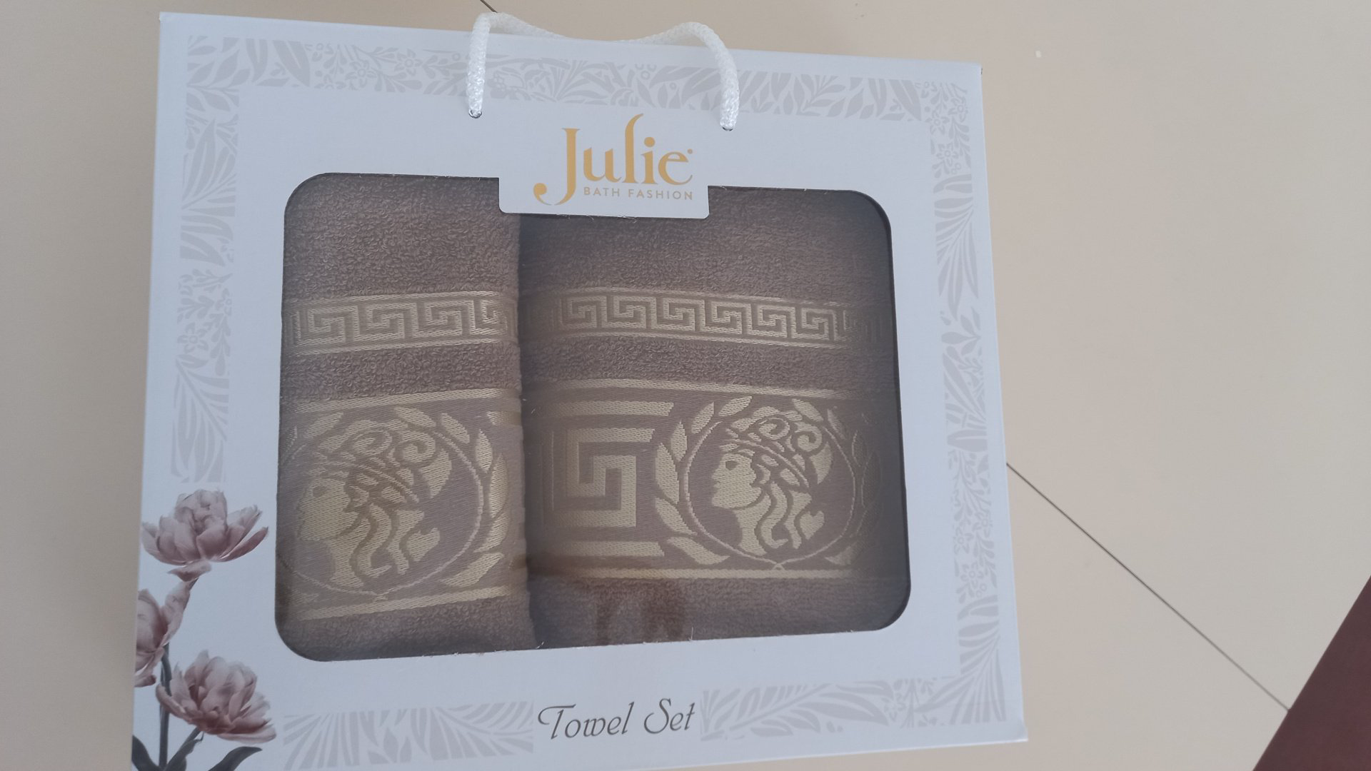 Julie набор полотенец 863074 140x70 см 2 шт, хлопок купить,NaN