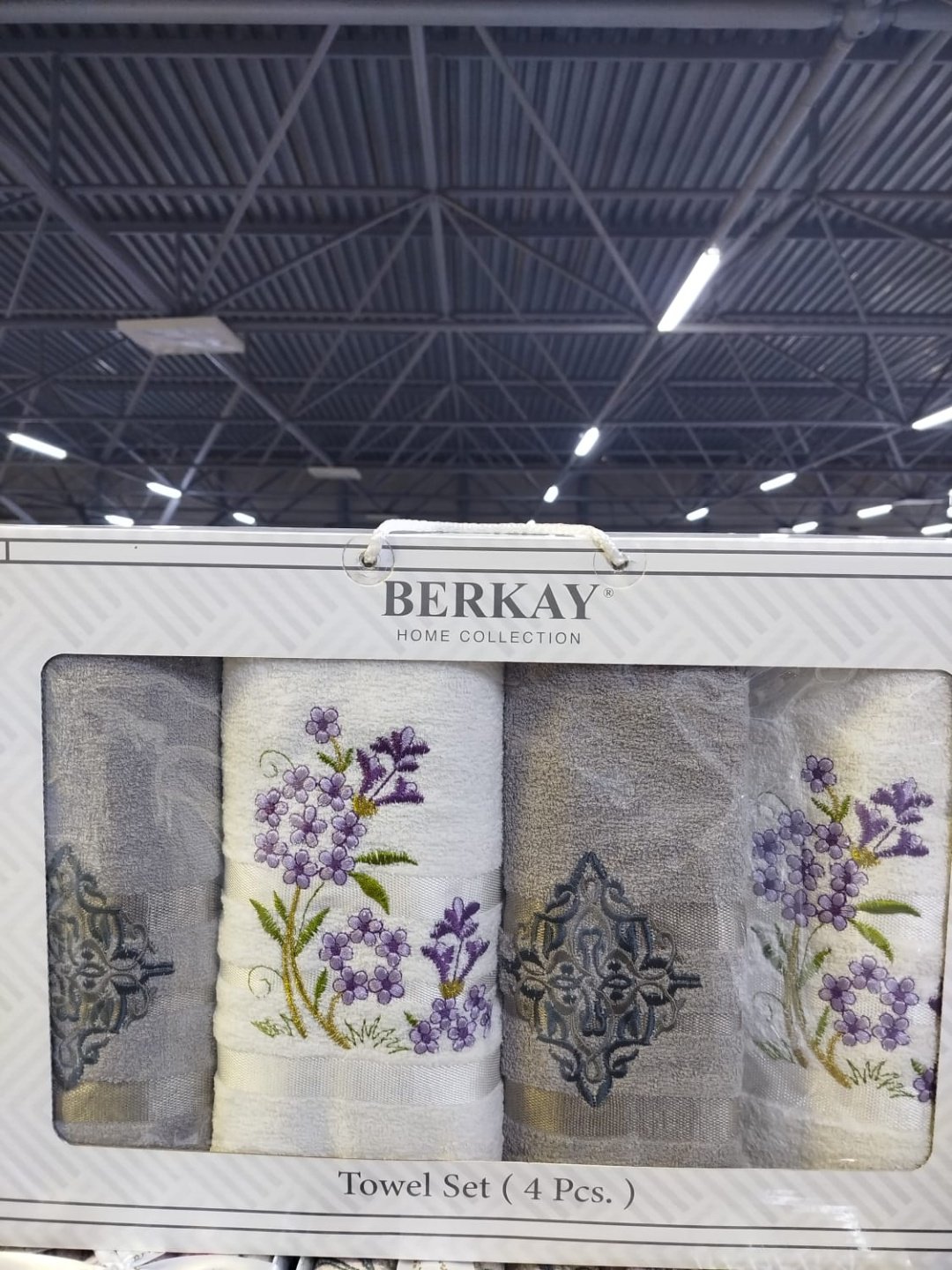 BERKAY набор полотенец Ramazan home 140x70 см 4 шт, хлопок, махровая ткань