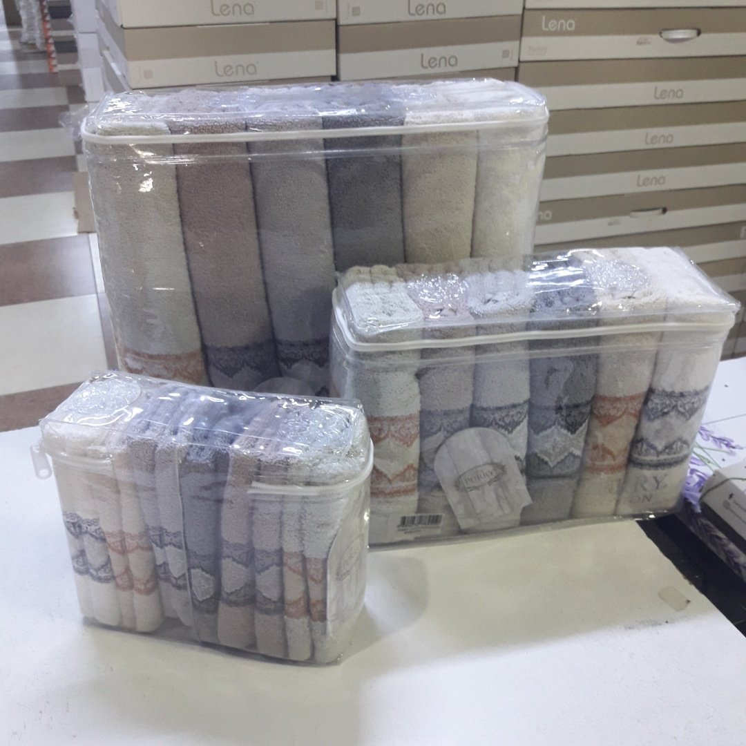 Набор полотенец 869618649 70x140 см 18 шт, махровая ткань, хлопок - ForteMarket Набор полотенец 869618649 70x140 см 18 шт, махровая ткань, хлопок купить,0