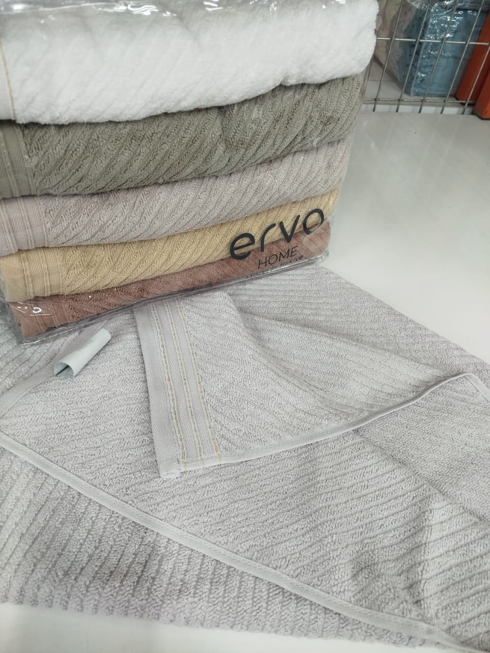 ERVA HOME полотенце Ramazan home. New series 140x70 см 6 шт, хлопок, махровая ткань купить,0