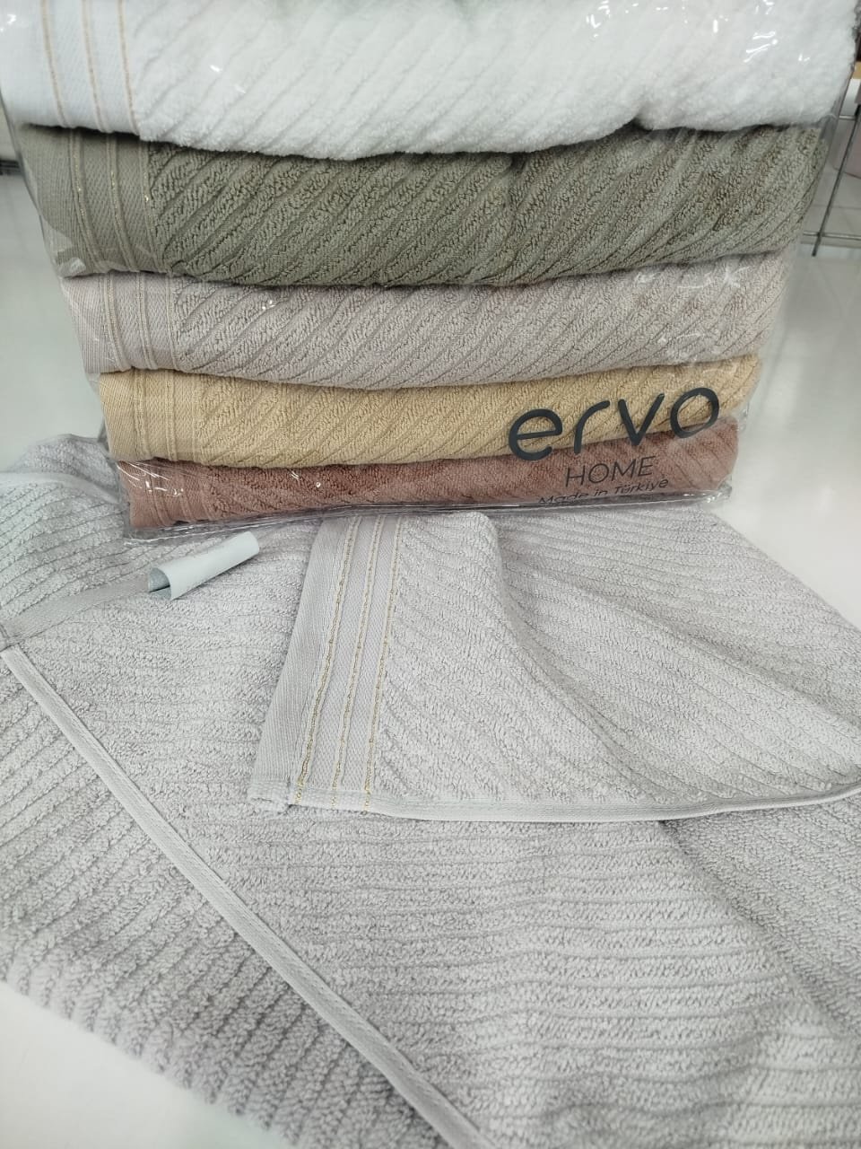 ERVA HOME полотенце Ramazan home. New series 140x70 см 6 шт, хлопок, махровая ткань купить,0