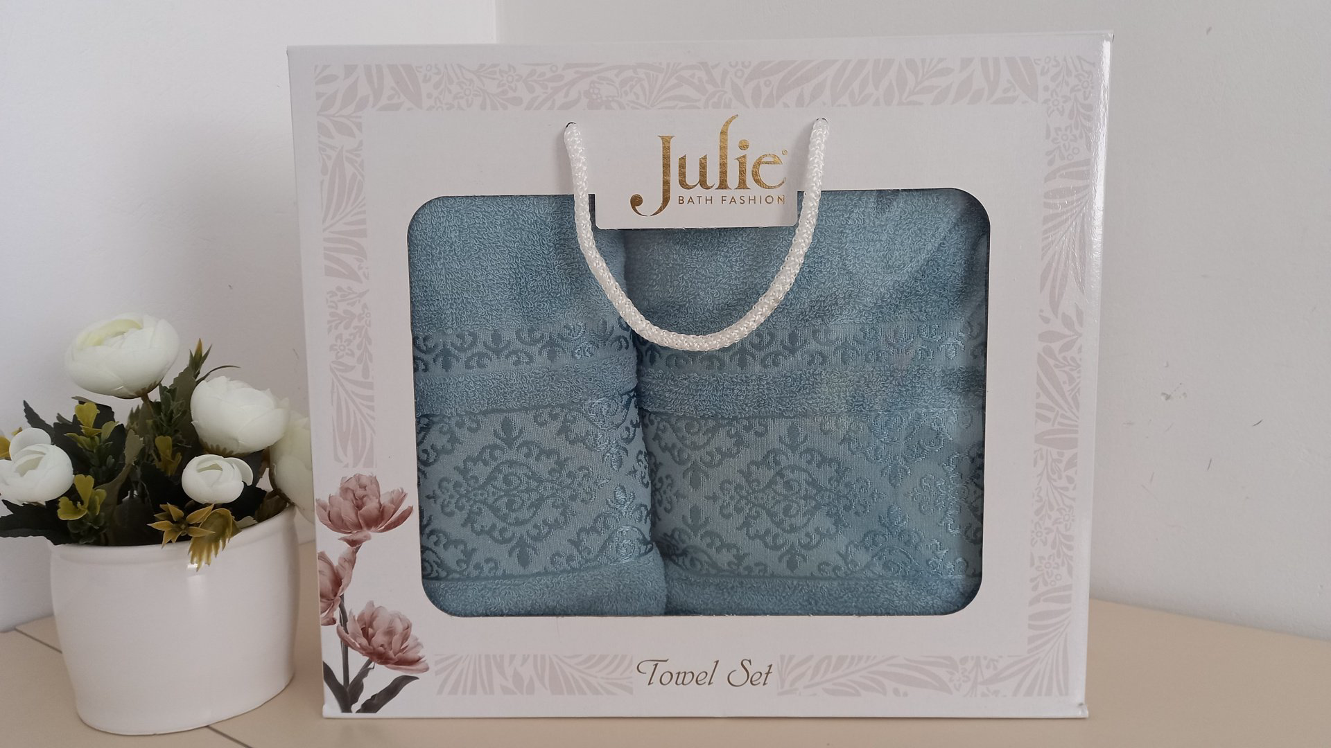 Julie набор полотенец 367175 140x70 см 2 шт, хлопок купить,NaN