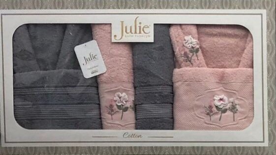 Julie набор для купания JB989900 140x70 см 2 шт, махровая ткань - ForteMarket Julie набор для купания JB989900 140x70 см 2 шт, махровая ткань купить,0
