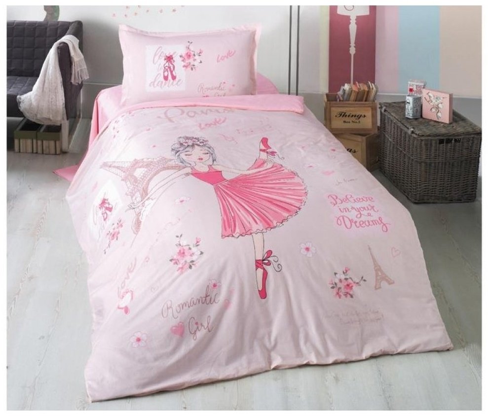 Покрывало CLASY Romantic Girl 180х240 см, хлопок, розовый купить,NaN