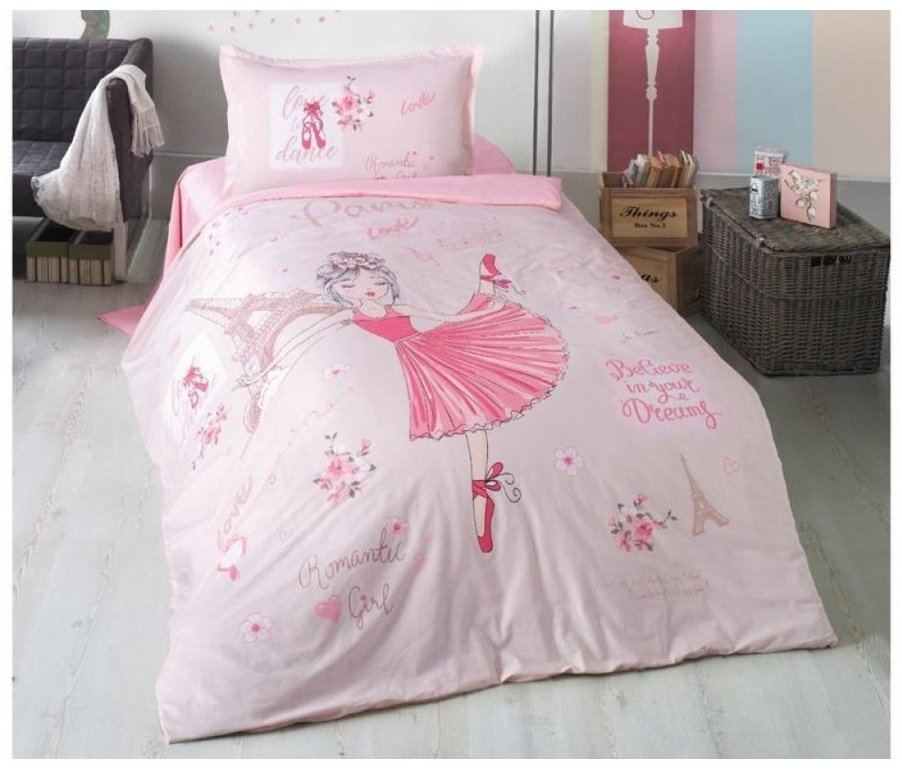 Покрывало CLASY Romantic Girl 180х240 см, хлопок, розовый купить,NaN