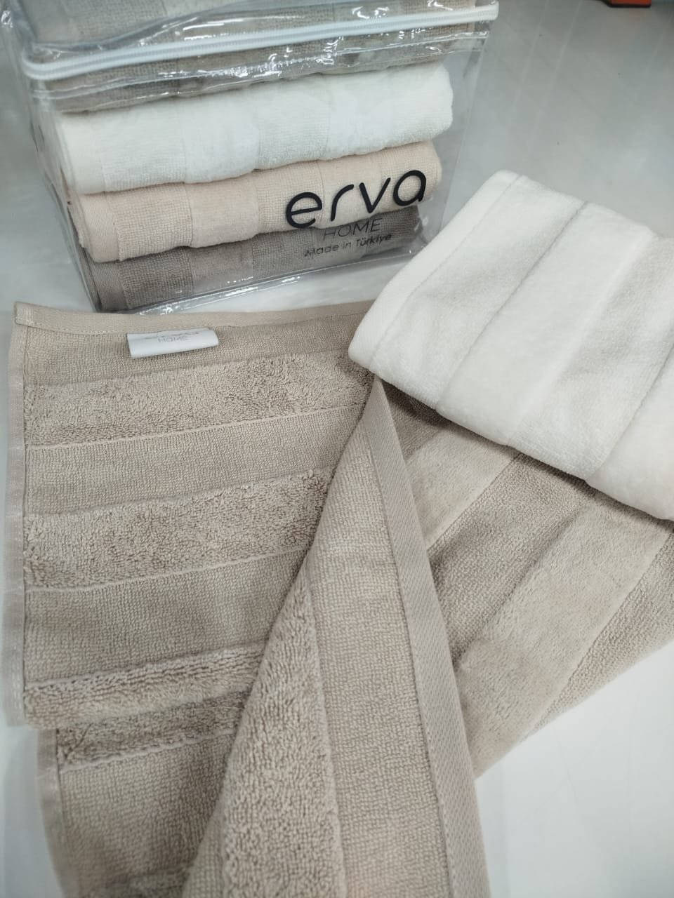 ERVA HOME полотенце Ramazan home. New series 90x50 см 4 шт, хлопок, махровая ткань купить,0