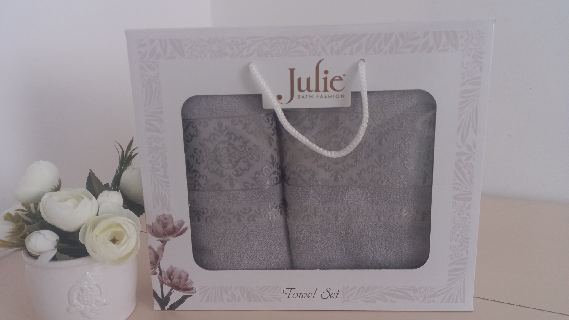 Julie набор полотенец 968667 140x70 см 2 шт, хлопок купить,0