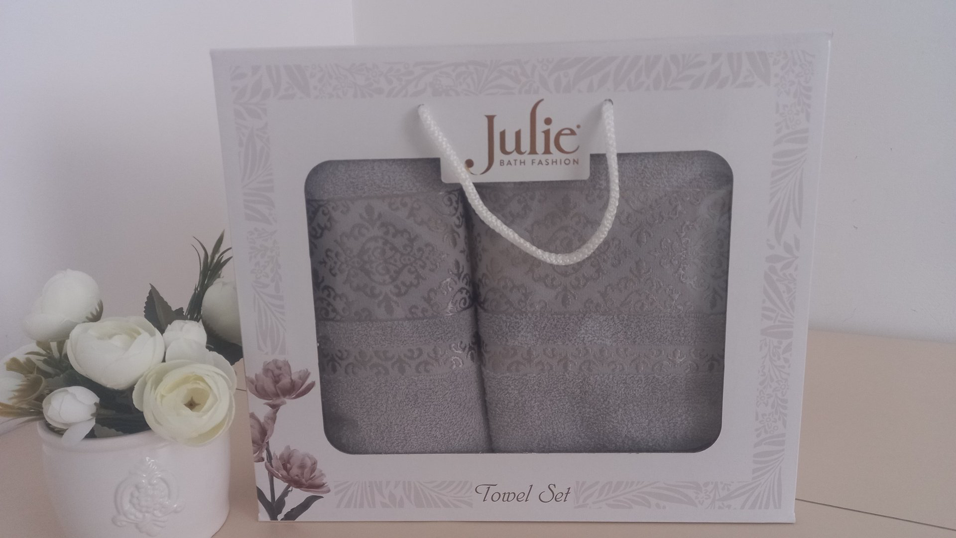 Julie набор полотенец 968667 140x70 см 2 шт, хлопок купить,NaN