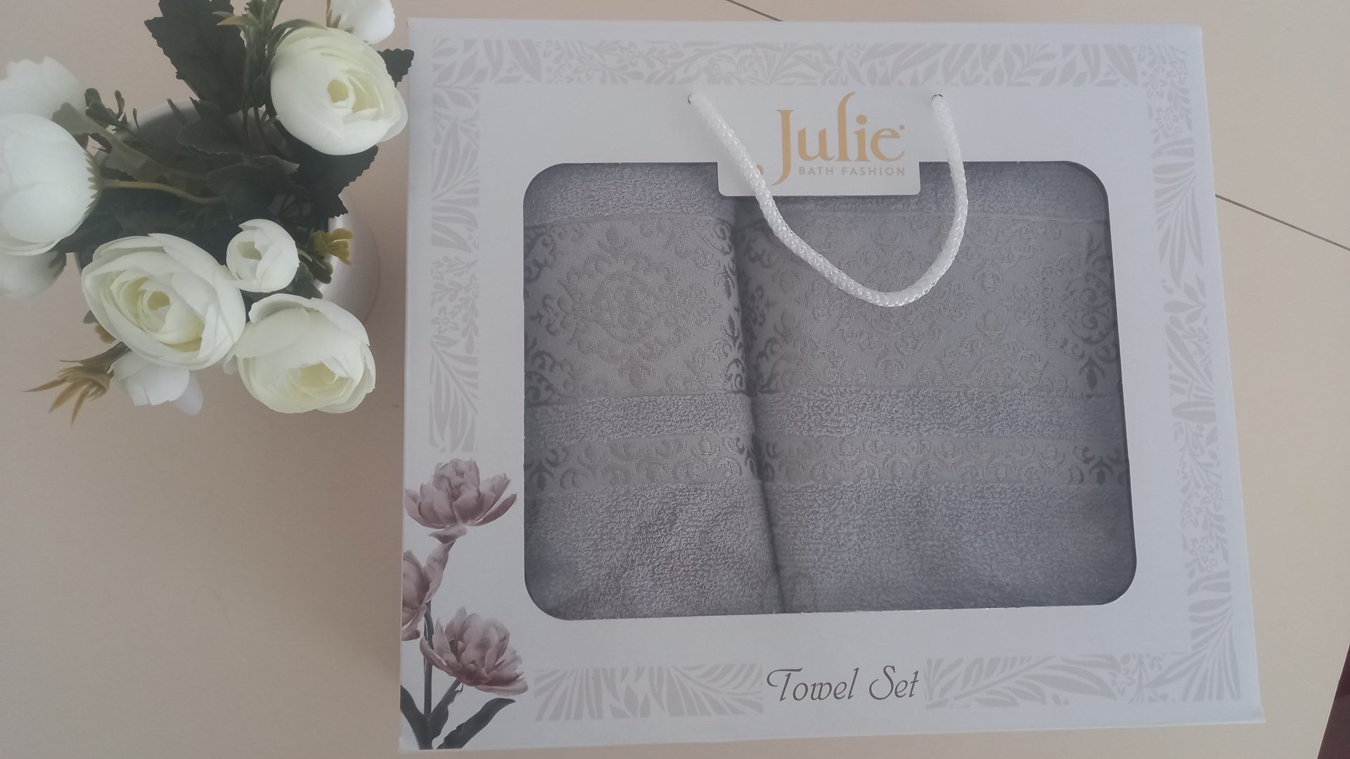 Julie набор полотенец 968667 140x70 см 2 шт, хлопок купить,0