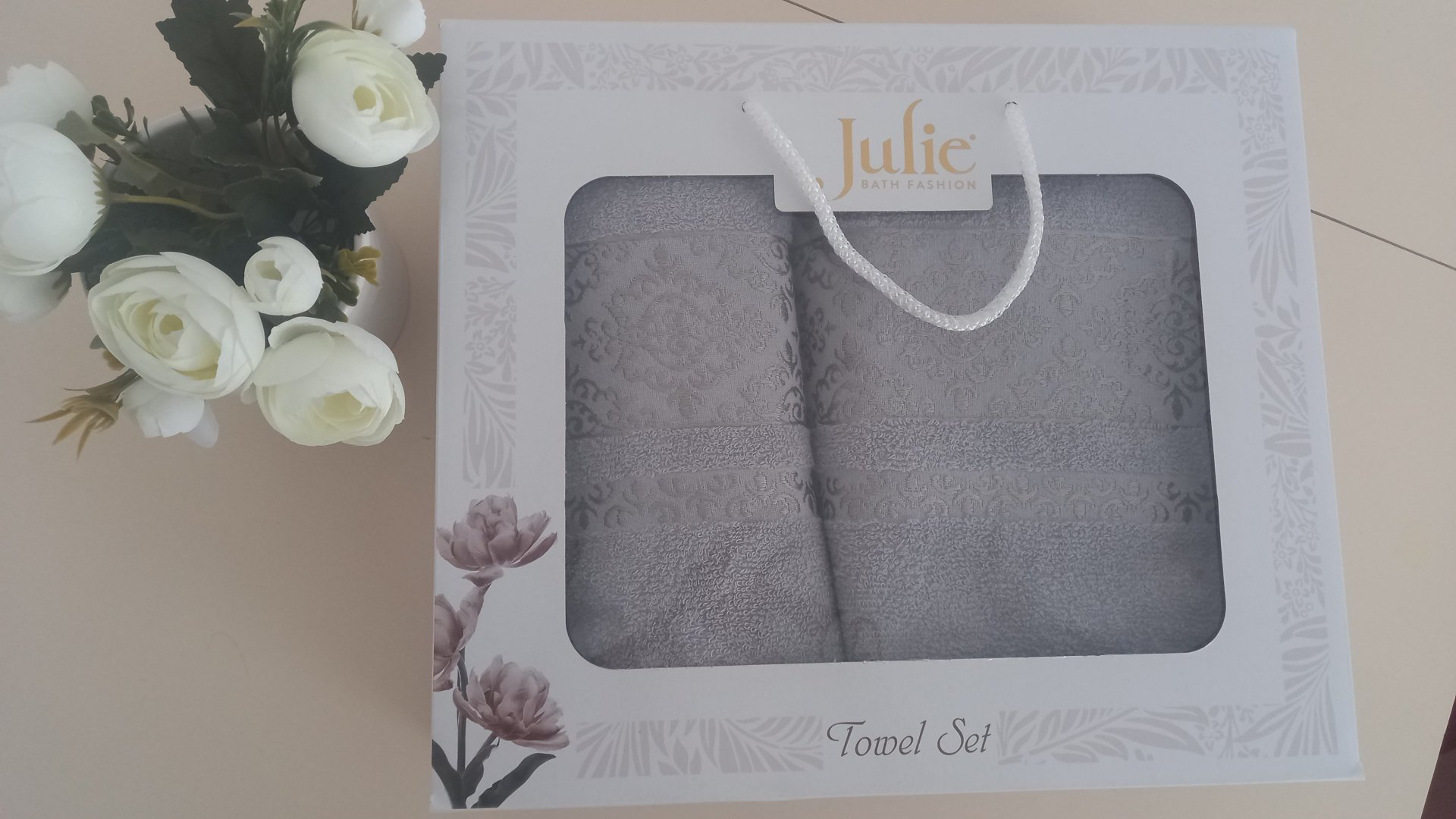 Julie набор полотенец 968667 140x70 см 2 шт, хлопок купить,NaN