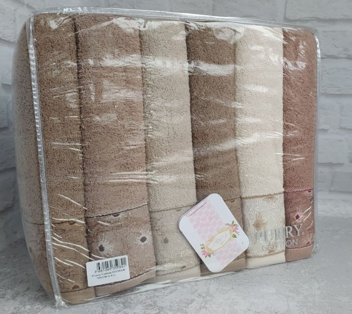 Purry полотенце P11 90x50 см 6 шт, хлопок купить,NaN