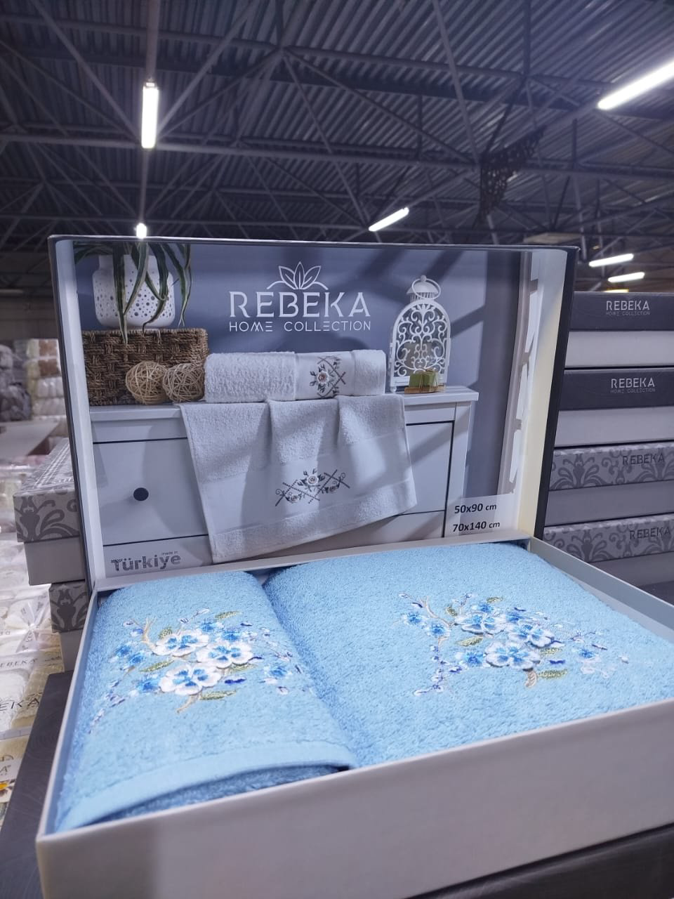 Rebeka набор полотенец Ramazan home 140x70 см 2 шт, хлопок, махровая ткань купить,NaN