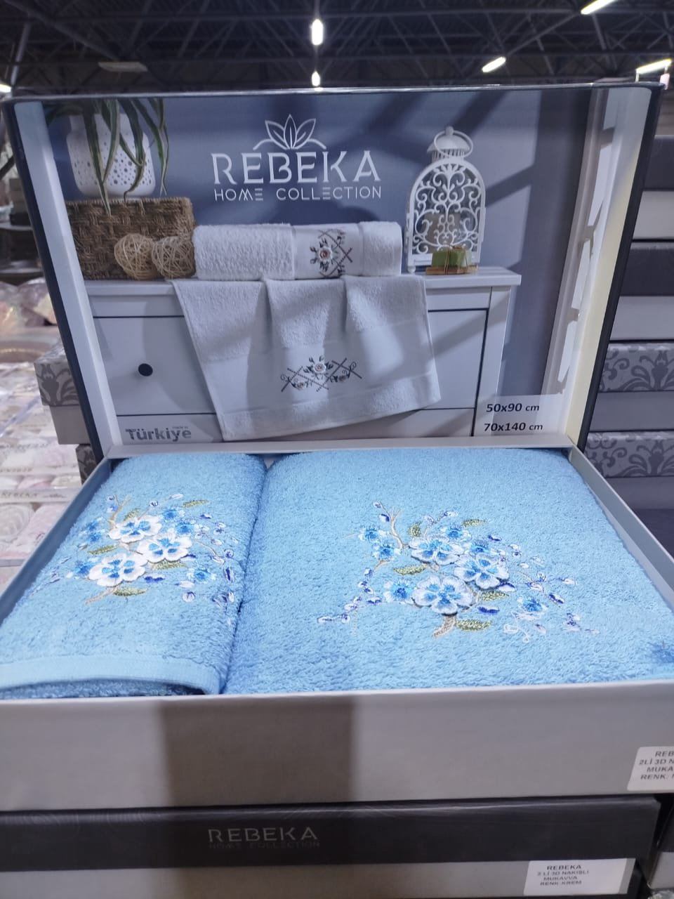 Rebeka набор полотенец Ramazan home 140x70 см 2 шт, хлопок, махровая ткань купить,NaN