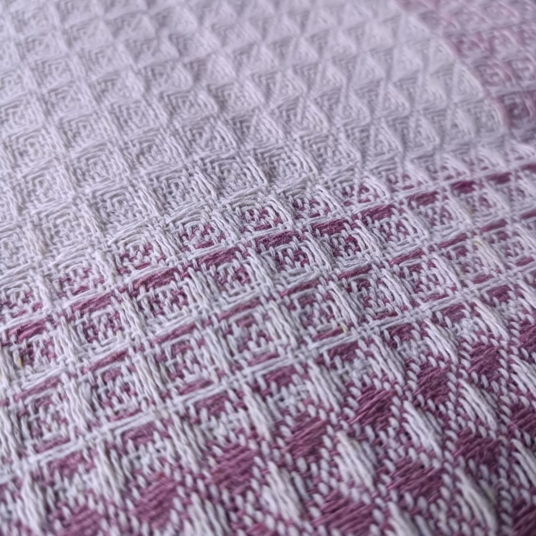 Плед 210х230 см, хлопок, акрил, лен, мультиколор