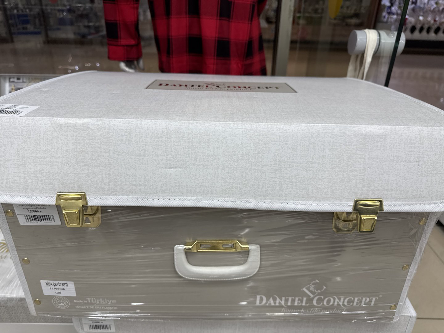 Покрывало с наволочками Dantel Concept Original 250х250 см, хлопок, серый купить,NaN