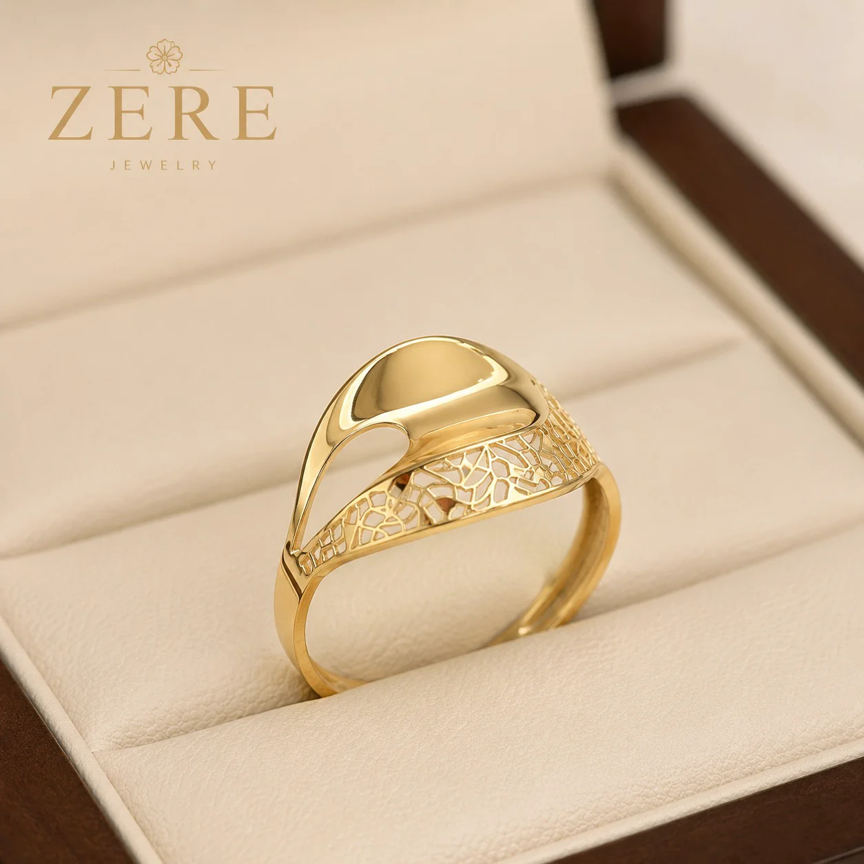 Кольцо Zere ZR220715 жёлтое золото 1.25гр 20р купить,99250