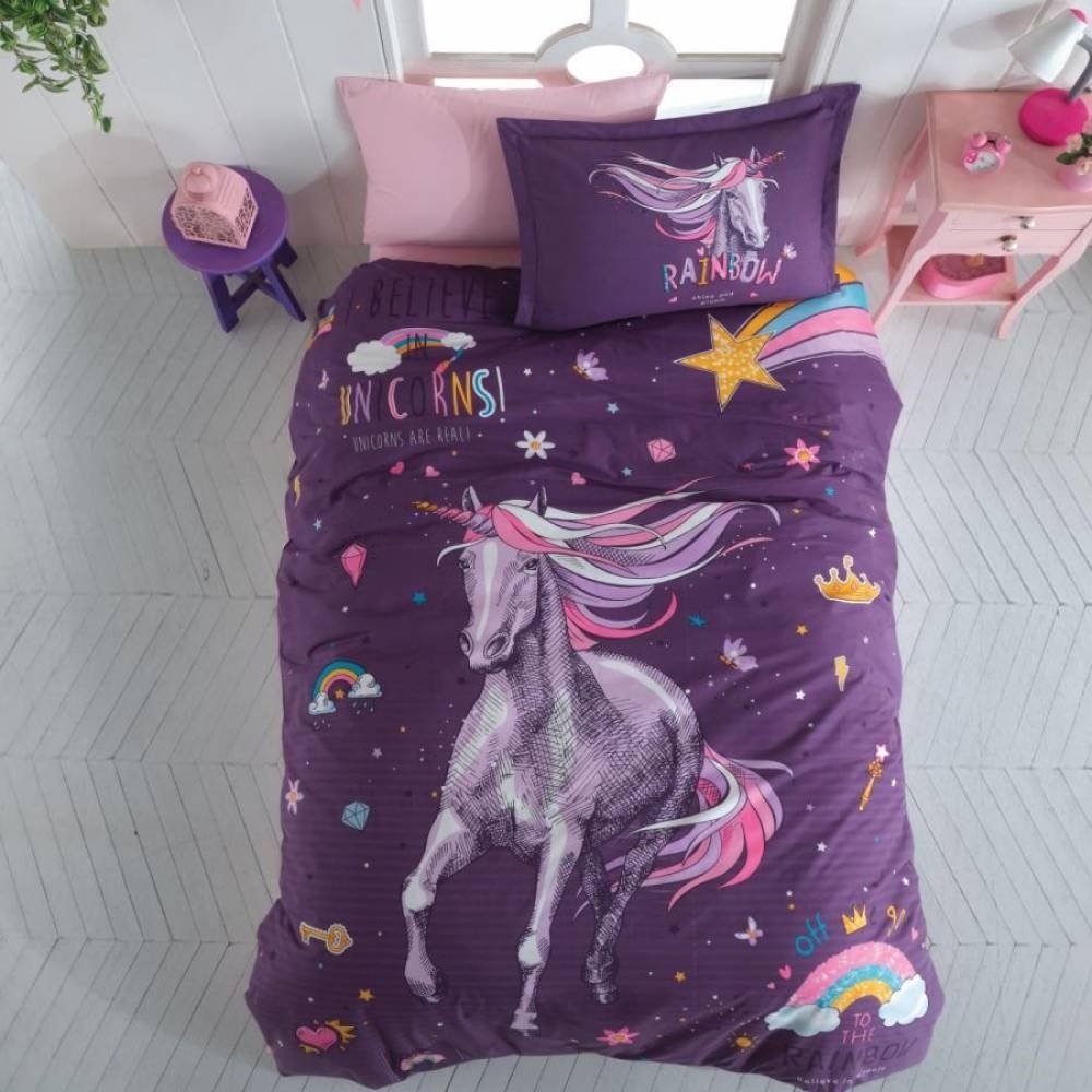 Комплект CLASY Rainbow детский хлопок, 1 наволочка: 50x70 см