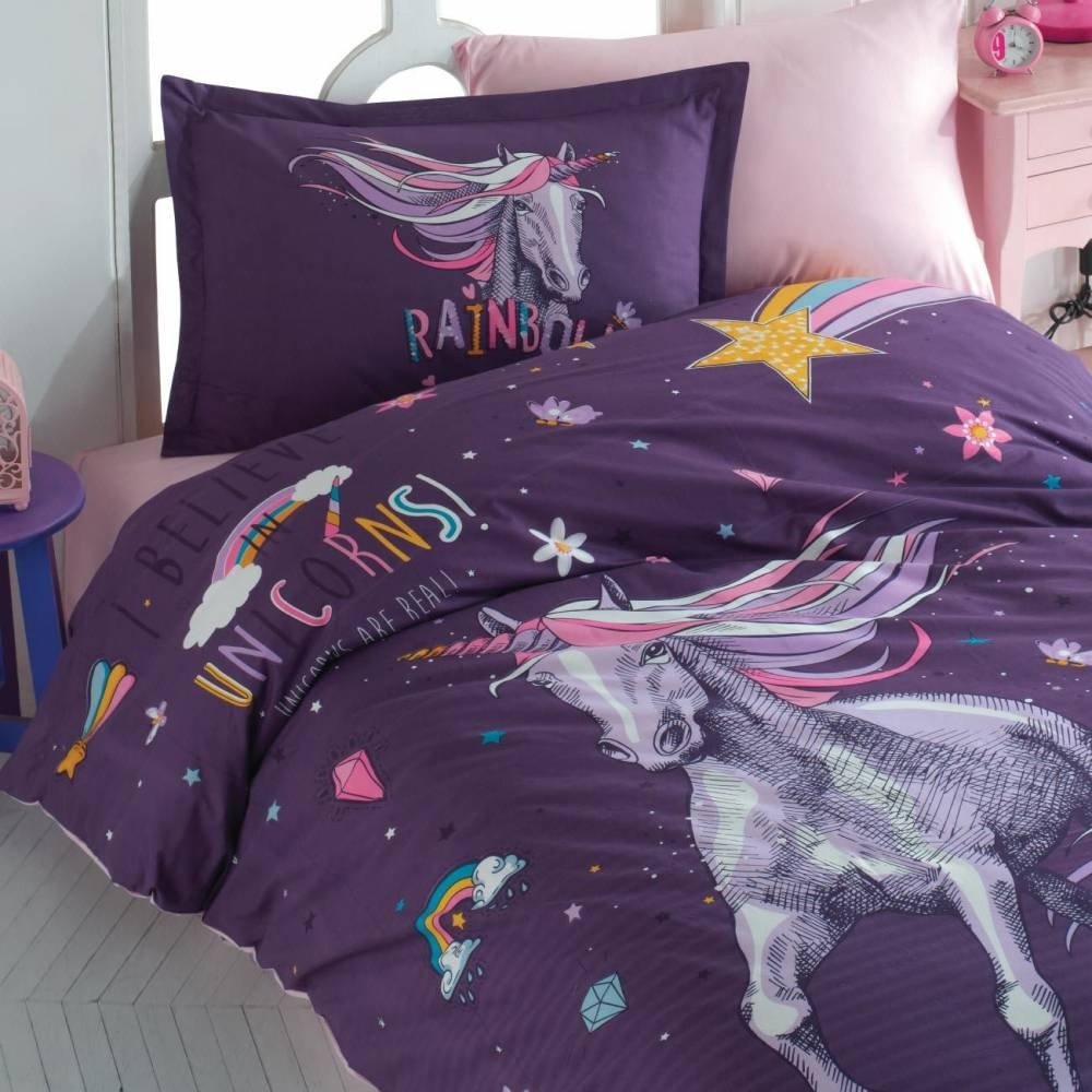 Комплект CLASY Rainbow детский хлопок, 1 наволочка: 50x70 см