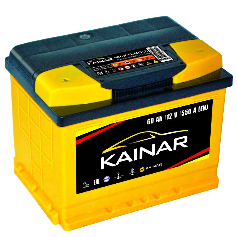 Аккумулятор Kainar 6СТ-60 АПЗ п.п. R купить,NaN