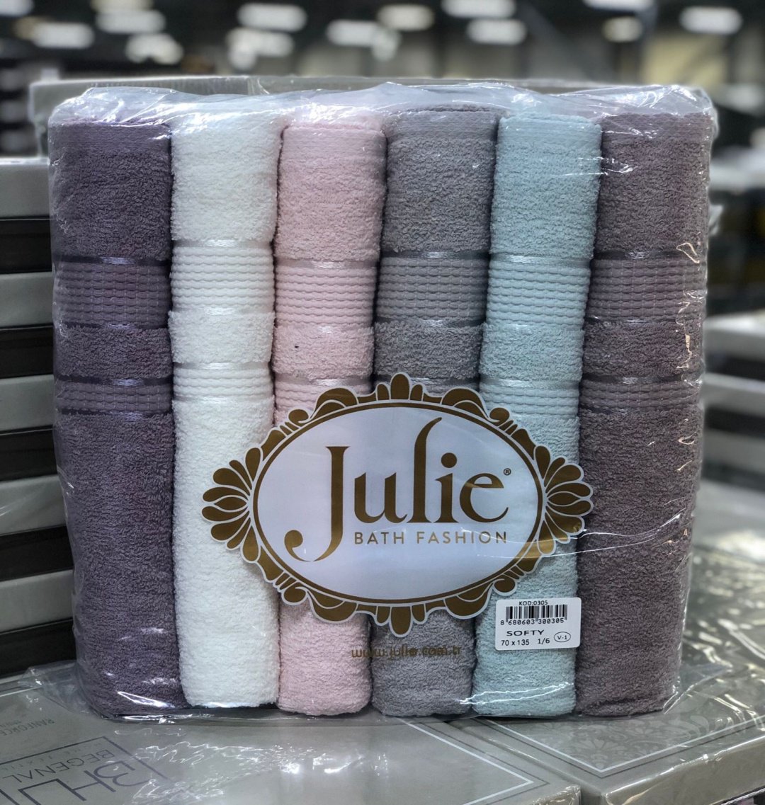 Julie полотенце 396902421 70x140 см 6 шт, хлопок