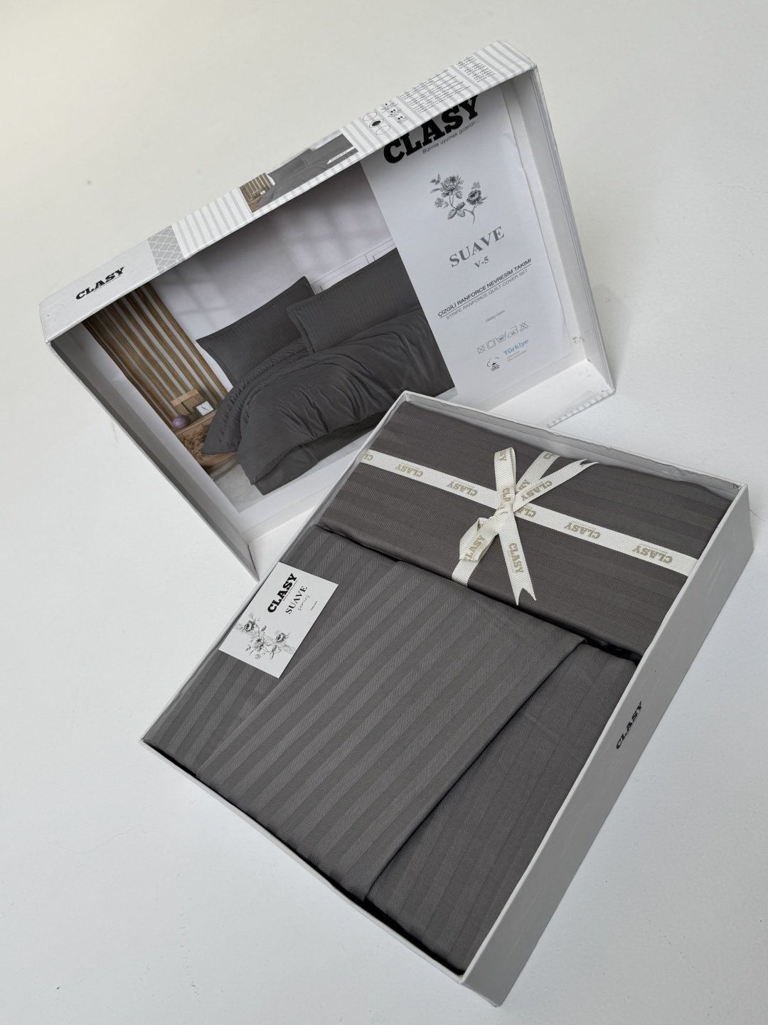 Комплект CLASY Suave 2-спальный хлопок, 2 наволочки: 50x70 см