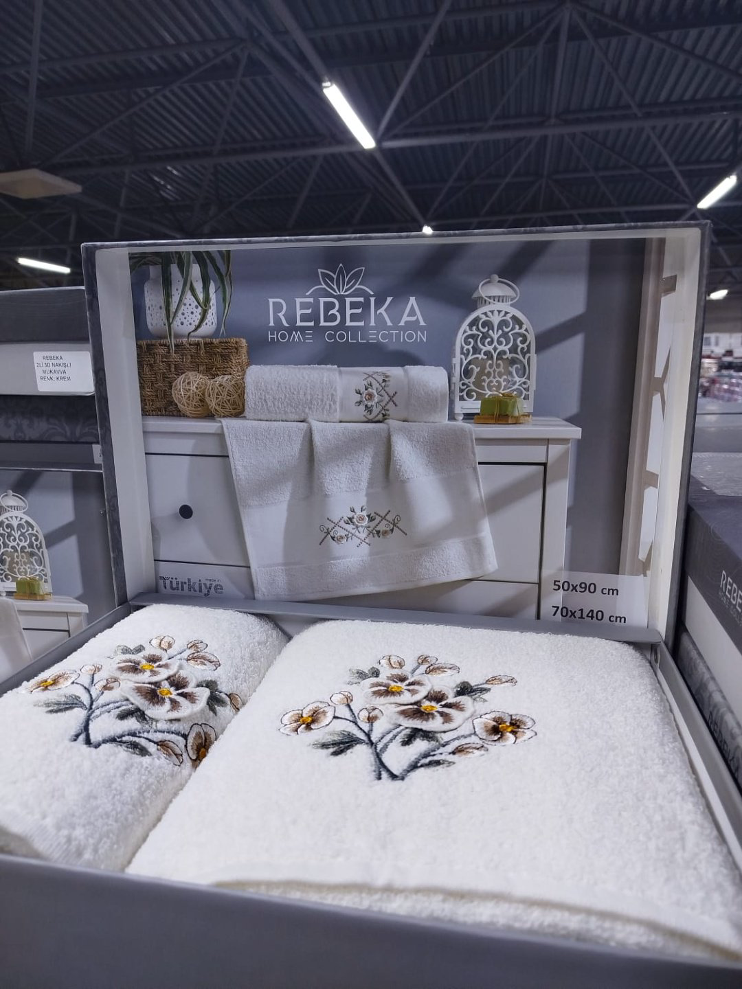 Rebeka набор полотенец Ramazan home 140x70 см 2 шт, хлопок, махровая ткань купить,NaN