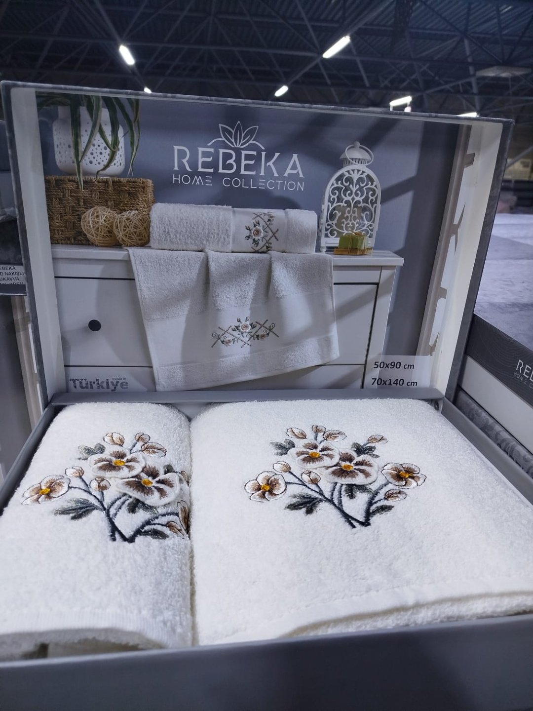 Rebeka набор полотенец Ramazan home 140x70 см 2 шт, хлопок, махровая ткань купить,0