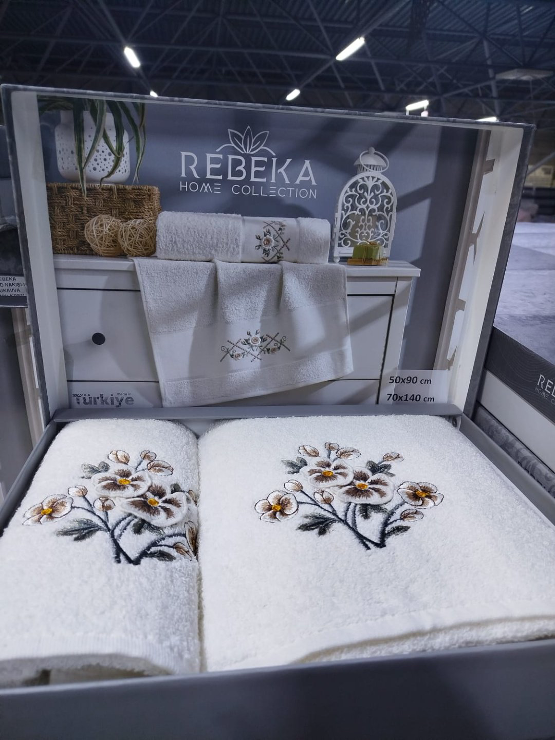 Rebeka набор полотенец Ramazan home 140x70 см 2 шт, хлопок, махровая ткань купить,NaN