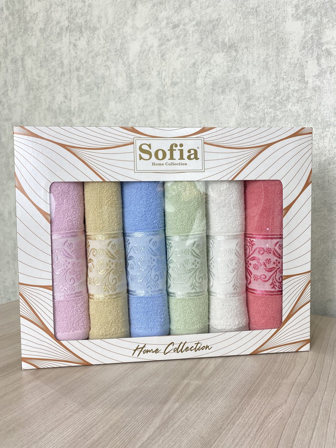 Sofia набор полотенец 895800 50x30 см 6 шт, хлопок - ForteMarket Sofia набор полотенец 895800 50x30 см 6 шт, хлопок купить,0
