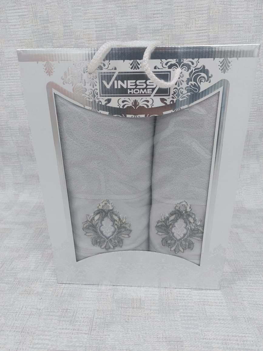 Vinessa набор полотенец 0Р00-082535 140x70 см 2 шт, хлопок
