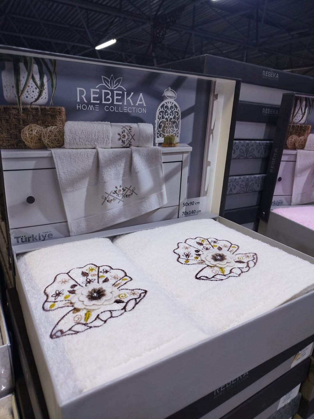 Rebeka набор полотенец Ramazan home. rebeca 140x70 см 2 шт, хлопок, махровая ткань купить,NaN