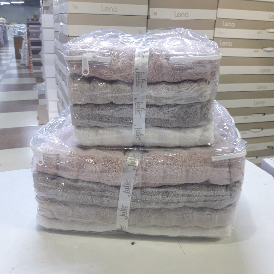 Набор полотенец 032567787 70x140 см 8 шт, хлопок, махровая ткань - ForteMarket Набор полотенец 032567787 70x140 см 8 шт, хлопок, махровая ткань купить,0